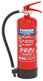 Firechief FXP4 Powder Extinguisher, XTR, 4 kg, Red