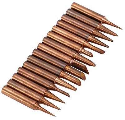 Punte in Rame per Saldatore a Bassa Temperatura Set di Punte Intercambiabili Multi Formato per Elettronica