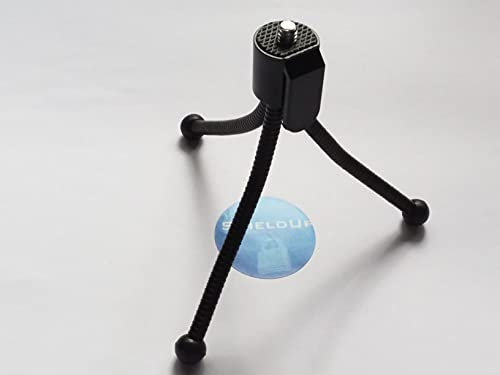 ShieldUp Mini Camera Tripod - Flexible & Portable Tabletop Compact Camera Stand Holder