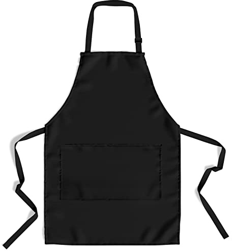 lepni.me Premium Kochschürzen | Kochen Backen Grillen für Haus und Restaurant | Schürzen mit Doppeltasche für Damen und Herren | Küchenschürze