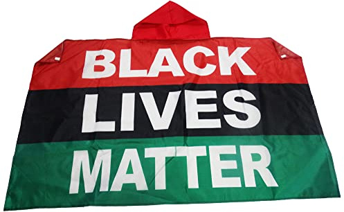 AZ FLAG Mantello Afroamericano Black Lives Matter 150x90 cm | Uso interno mantello da tifoso Afro-americana bordi cuciti e finitura leggera poliestere leggero