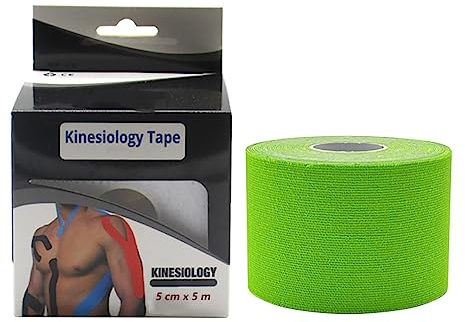 DoHTeck Athletic Tape für den Sport, stark, leicht zu reißen, keine klebrigen Rückstände Handgelenk, Knöchel, Knie, Schultern, Nacken, Ellbogenband für Athleten, Trainer, Erste-Hilfe-Verletzungswickel
