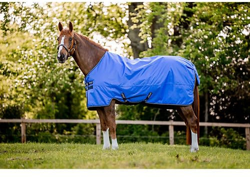 Horseware Amigo Hero 600D Ripstop lite 50 g blå/marinblå regnfilt piltäcke (130)