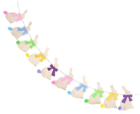 Alipis Fröhliches Osterbanner Wohnkultur Ornament Osterdeko Ideen Ostergirlande Tischdeko Zu Ostern Requisiten Esstisch