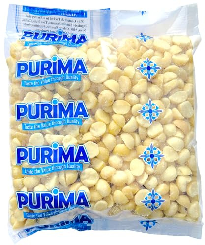 Macadamia Nuts 2kg – Broken Macadamias Halves & Pieces – Nut Small Large Piece Whole Fresh Natural Raw Bulk Crushed for Snacking Baking Cooking No Irradiation Unsalted (Packaging May Vary) PURIMA