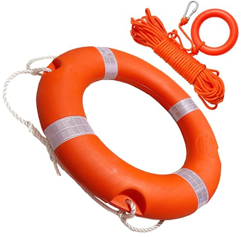 23-inch Boat Safety Throw Ring Life Preserver Rings Buoy