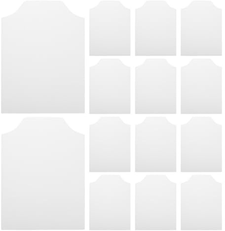 ABOOFAN 100pcs White Cardboard Inserts for Folding Shirts, 29.5x22cm Lining Fold for Shirts Packing, Wrinkle Prevention Form Packaging Supplies