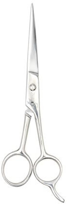 Zenner Ciseaux de coiffure – Ciseaux de précision en acier inoxydable avec repose-doigts – Pour mettre à jour, façonner et coiffer les cheveux à la maison – Prise en main confortable et contrôle en