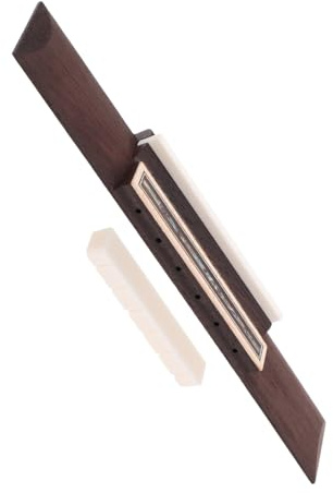 BESPORTBLE Knochensattel Gitarren-stegeinlage Steg Sattel für Klassische Gitarren Zubehör mit Akustikgitarrensteg und Gitarrensattel für Folkgitarren Reparatur und Wartung