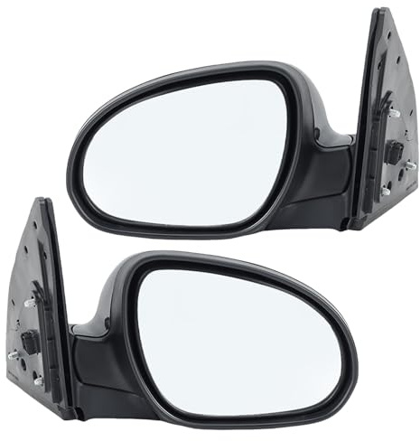 Außenspiegel Für Hyundai Für I30 FD 2007 2008 2009 2010 2011 2012 Schwarz Beheizt Ohne Blinker Licht Seite Spiegel 5 Pins Rückspiegel Montage Außenspiegel-Baugruppe(1 Paar)