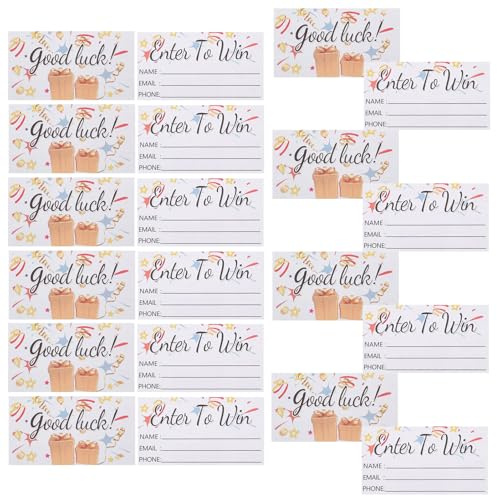 SEWACC Billets de Tombola pour Événements d'entreprise et Lignes Préimprimées 200 Personnalisés en Papier avec Surface Lisse et Stands de Vente