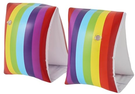 Zambuph Anelli galleggianti per braccioli da nuoto in PVC, maniche di sicurezza leggere per gli appassionati di sport acquatici, adatti sia per bambini che per adulti per imparare a nuotare. Anelli