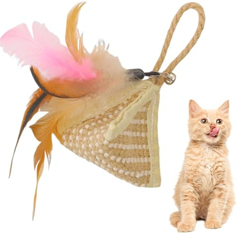 DAWCBVJQ Leksaker Med Kattmynta | Sparkleksaker För Kattungar - Kattungens Sparkkudde | För Inomhuslek Och Lektid I Lägenhet Sovrum Vardagsrum Arbetsrum Kontor Resor Åt Tränare Och