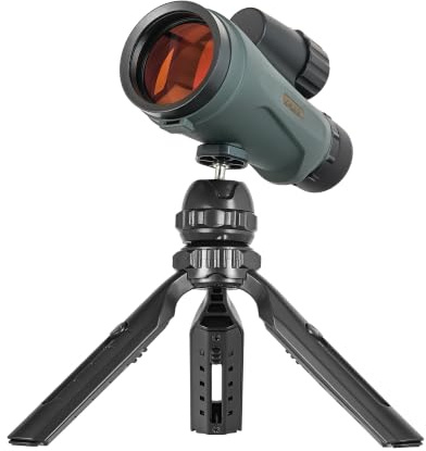 Levenhuk New Wise Pro ED 12x50 Monocular Compacto Impermeable IP67 | Telescopio de Bolsillo con Ópticas ED, Compatible con Trípode, para Senderismo, Birdwatching, Camping, Caza y Viajes
