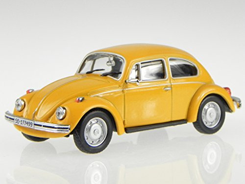 nn VW Käfer 1300 Beetle 1970 gelborange Modellauto 1:43