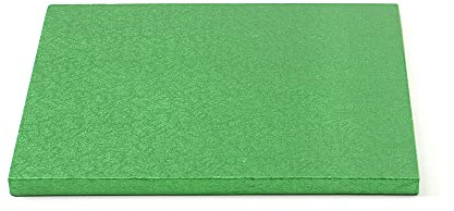 Decora 0931833 QUADRATISCHE TORTENPLATTE GRÜN cm 30X30X1,2 H