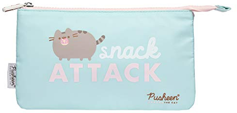 Grupo Erik Mäppchen Pusheen Rose Federmappe - Stift Etui Schule - Federmäppchen Mädchen Schlampermäppchen Jungen