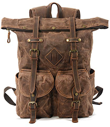 Rucksack Kompatibel mit Triumph Bonneville Bobber/Black braun 13L RG7