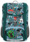 Step by Step Kid Rucksack-Set WWF „Monkeys“, 3-teilig, grün/schwarz/türkis, mit Reflektoren, ergonomisch, für Kindergarten und Freizeit,13 Liter