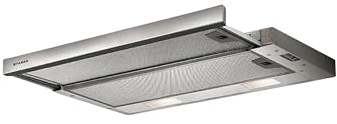 FABER FLEXA HIP AM/X A60 - Cappa Aspirante 60 cm Sottopensile da Cucina Estraibile con Illuminazione a Led e Funzione Ricircolo con il Filtro per Cappe a Carboni Attivi