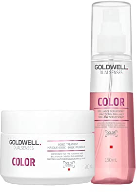 Goldwell Dualsenses Color 60Sec Treatment 200ml Brilliance Serum Spray 150ml