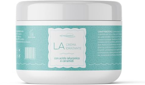Saf.Nutraceutica - Crema Viso e Corpo | Idratazione 48 Ore con Acido Ialuronico e Ceramidi | Pelle Secca e Sensibile | Nutriente con Burro di Karité e Ceramidi, 500 ml