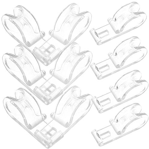 HOLIDYOYO 10stücke Raffrollo-Clip Aus Pom-Material Blind Roller Perlen Kette Befestigung Clip Einfache Installation Ohne Werkzeug Für Jalousien Und Rollos