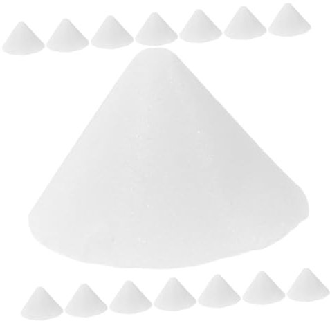 KALLORY 15 Piezas Apoyo para el horno de cerámica clavo de cocción cerámica accesorios para hornos almohadillas refractarias herramientas horno Oxido aluminio