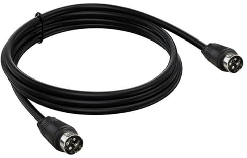 GMBYLBY 4 Pin DIN Male Plug Connectors Cable 4 Pin DIN Male To Male Adapter Cable For DVRs Digital Video Recorders And Sound Device