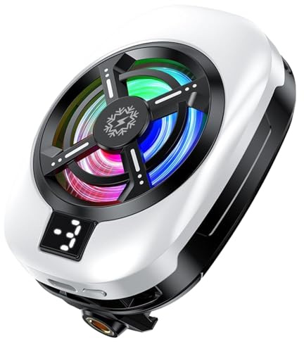 Cooler del Teléfono - Radiador De Semiconductor Móvil Ajustable | Accesorios De Juegos Móviles De 15W De Bajo Ruido, Suministros De Enfriamiento para Transmisión En, Vlog Al Aire