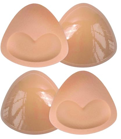 ARYIMYDP 2 paia Coppe Adesive Seno Push Up, Rimovibili Reggiseno Adesivo Push Up, Impermeabili, Riutilizzabili, per Bikini, Reggiseno Sportivo, Adatto a Tutte le Coppe
