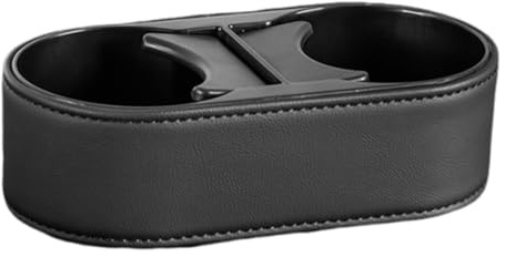 Porta Vasos para Coche | Soporte Doble para Botellas De Auto - Organizador De Consola con Soporte Fijo De Bebidas para Viajes En Carrito De Golf Autocaravana Camping Autobús Conducción Diaria