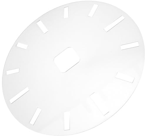WOONEKY Stencil per orologi per lavori in legno, superficie antigraffio, numeri romani, aiuto per il posizionamento chiaro, compatibile con router, versatile orologio fai da te