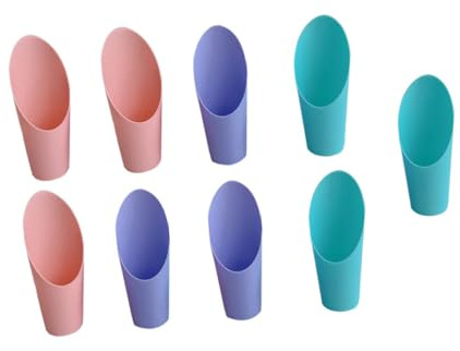 Paletta per Piante in Plastica 9 Pezzi per Trapianto e Coltivazione | Adatta a Fiori e Concime, Facile da Pulire, Ideale per Sarchiatura e Semina, Set da Nove Pezzi Colore Casuale