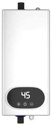 Scaldabagno istantaneo senza serbatoio da 3500 W, scaldabagno con termostato, scaldabagno Smart Touch,con buon isolamento
