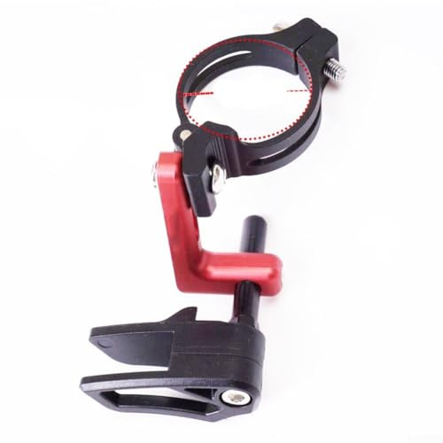 Oniissy Mountain For Bike Kettenführung für Umwerfer, Stabilisator, Kompatibilität mit 31,8 mm und 34,9 mm Lenkern, für CNC-Aluminiumlegierung 6061 für T6-Konstruktion, Schwarz/Rot (34,9 Rot)
