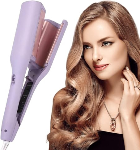 Hair Waver Curling Iron - Långvariga djupa krusningar | Säker locktång design | Hemstylingverktyg för kvinnor, lätt att använda, kvalitetsresultat