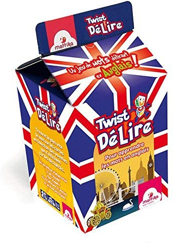 mattika Editions Twist Délire Englisch – Lernspiel zum Erlernen von Wortschatz in Englisch – ab 8 Jahren