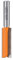 CMT 912.100.11 Fresa a Taglienti Diritti per Canali in Hw, Serie Lunga, Grigio/Arancio