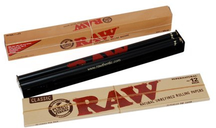 Raw Geschenk-Set mit 2,5 x 30,5 cm Supernatural Rolling Paer und 30,5 cm Rollmaschine