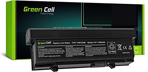 Green Cell Extended Series KM668 KM742 KM752 KM760 Laptop Battery for Dell Latitude E5400 E5410 E5500 E5510 (9 Cells 6600 mAh 11.1 V Black)