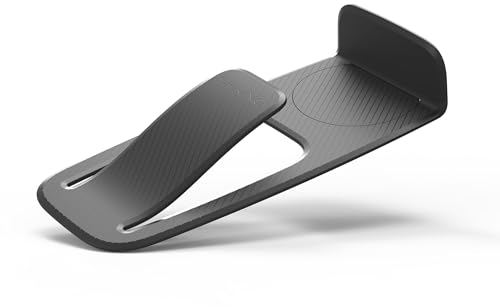 Spring Türstopper mit Türschutz, Schwarz