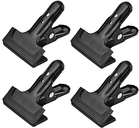 Heavy Duty Spring Clamps Clips,Backdrop Spring Clamps,Heavy Duty Clips for Photography Background Stands,Paper,Canvas,Muslin Backdrops (4pcs)