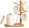 Helweet Porte Tasses, Arbre à Tasse, Porte Tasse à Café, Support de Tasse a Café, Support à Bretzel, Économisez Efficacement de L'espace Sur le Comptoir, Peut Contenir 7 Tasses(Tasses Non Incluses)