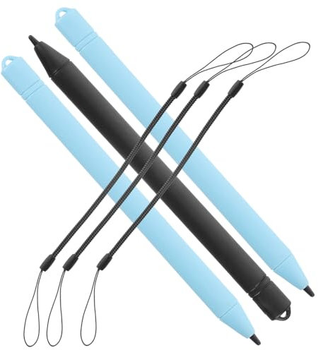 CIYODO Drawing Board Pens Lcd Writing Tablet Pens for Boys and Girls 3pcs with 3 Straps Sturdy Painting for Children’s Lcd Drawing Tablets Random Colors Suitable for Travel and School Use