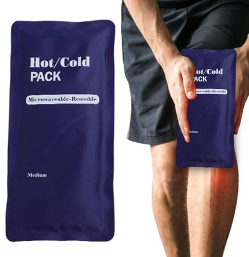 Bolsas de hielo para el cuerpo - Bolsa de compresas de hielo | compresa fría caliente para la piel del cuerpo | en interiores y exteriores Mujeres Hombres Paquetes calmantes corporales