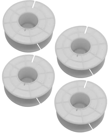 BUGUUYO Cadre de Filtre Passif Rond en Fil de Cuivre Blanc, Support de Bobines de Fil Audio 4 Pièces, Enrouleur de Câble Stéréo Électrique pour Home Cinéma et Sonorisation Professionnelle