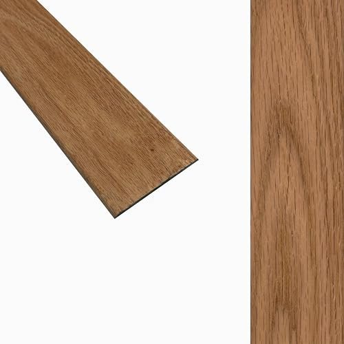 Solid Oak Flat Threshold Transition Door Bar 70mm Wide x 6mm Thick - For Solid, Engineered & Laminate Flooring. 0.9m, 1.1.0m, 1.8m or 2.7m Lengths. (Lacquered, 0.9m)