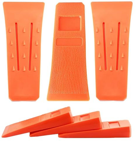 Fine jade2 3 Stück Fällkeile Kunststoff 6 Zoll spaltkeil für Holz Kältebeständig Forstkeil Zubehörwerkzeug für Holzfäller