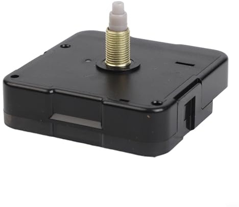 Glomc Mecanismo de movimiento de cuarzo silencioso con cronometraje preciso para relojes de casa u oficina, longitud de rosca 11 mm, longitud del eje 20 mm